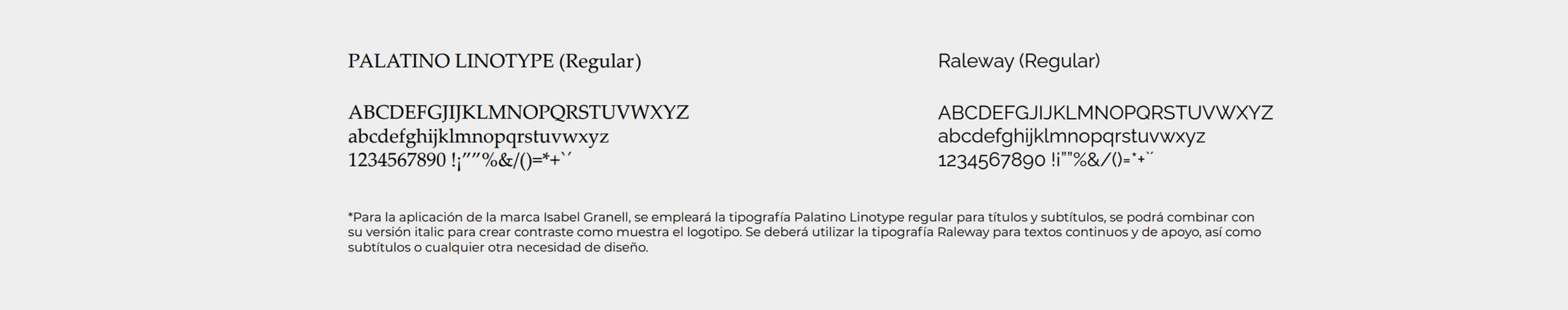Sistema tipográfico aplicado al proyecto de identidad visual